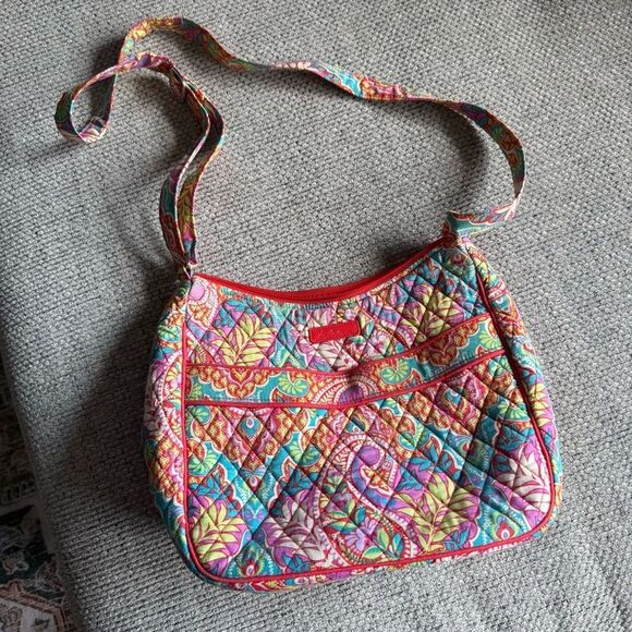 Vera Bradley Handbags - Vera Bradley Multicolor Quilted Shoulder Bag Purse Crossbody Colorful Bright